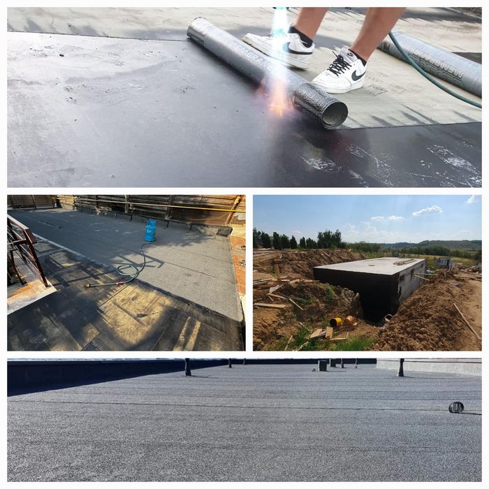 hidroizolații / reparații acoperiș / terase / balcoane