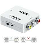 АКТИВЕН преходник HDMI към AV,RCA(чинчове) + Гаранция