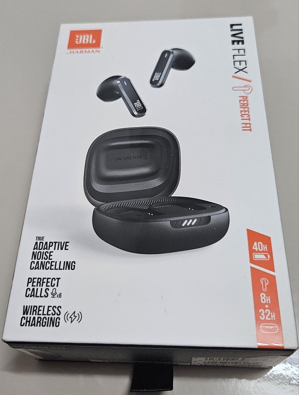 Casti in-ear JBL Live Flex,Touch Control, Dual Connect Multi Point Noi