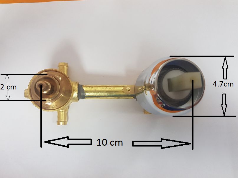 Baterie robinet amestecator cabina dus 4 cai