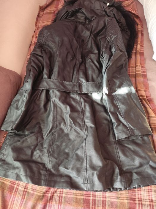 Дамска шуба от изкуствена кожа