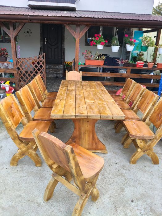 Mese rustice de gradina