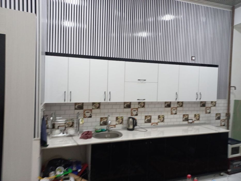 Квартира 94 кв.м 3-ком , 3 этаж с ремонтом и мебелью .