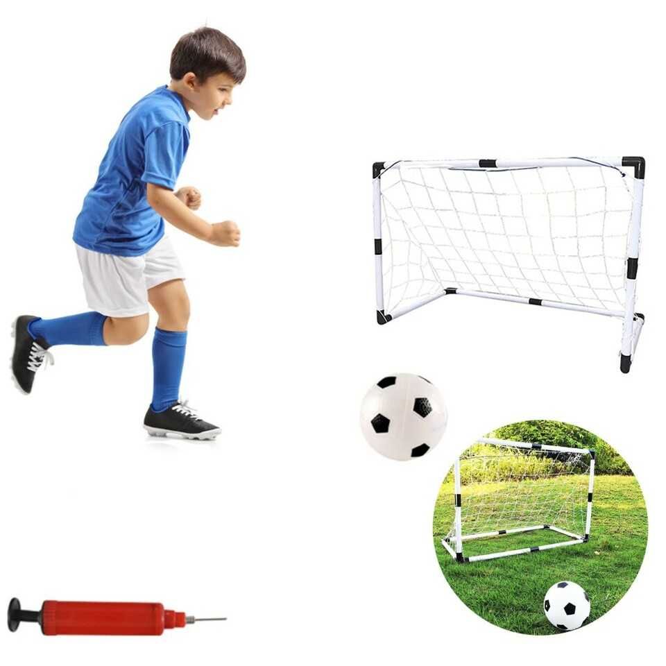 Set fotbal cu poarta,minge si pompa,pentru copii