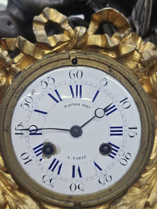 Каминен френски часовник от 19 -ти век.