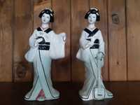 Красиви стари порцеланови статуетки на Японки (Гейши) внос Франция