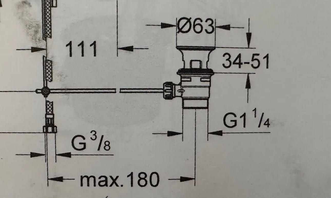 Сифон за мивка Grohe