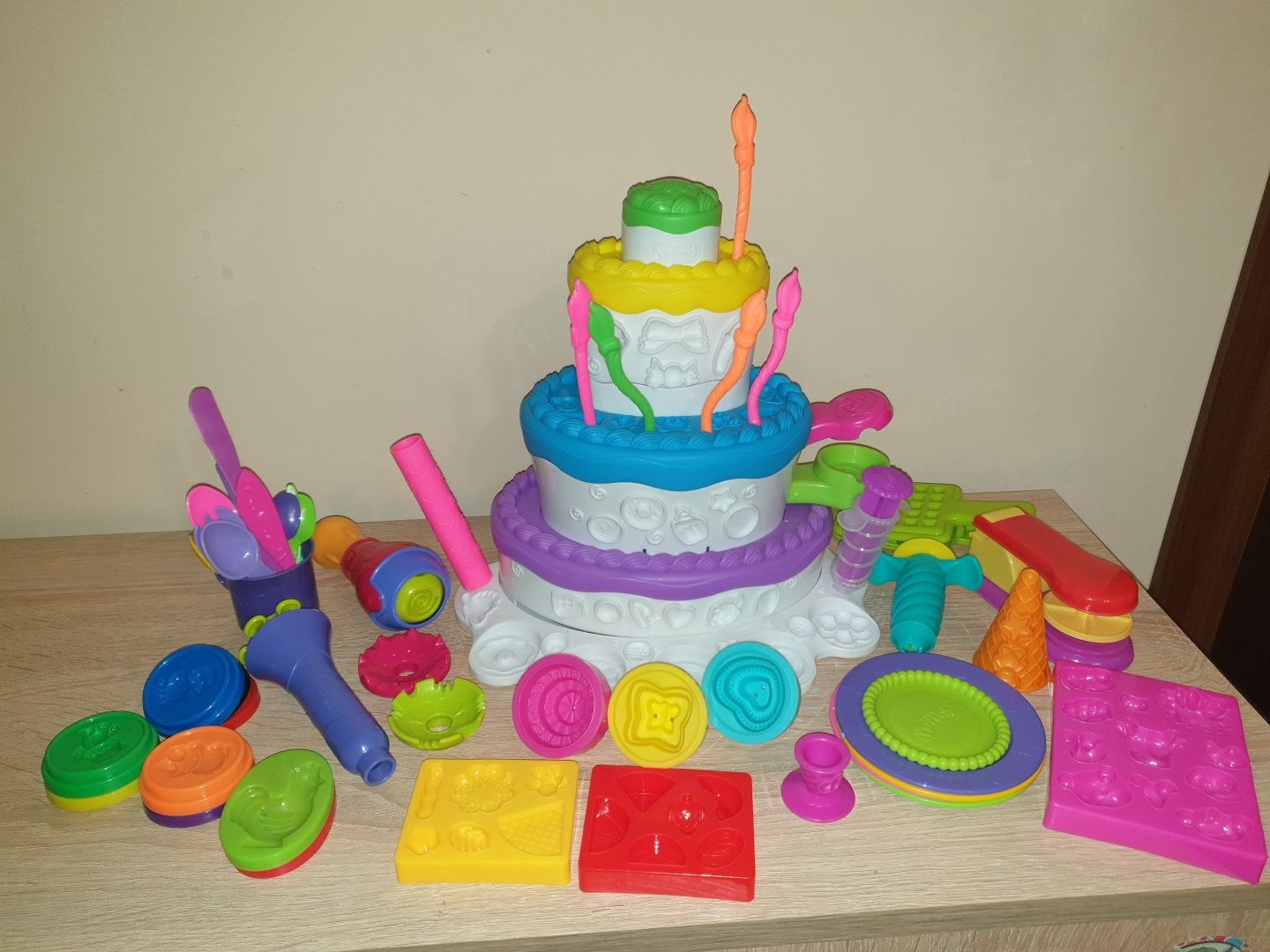 Сет за пластелин Торта, гофрети, сладолед, сладки Playdoh