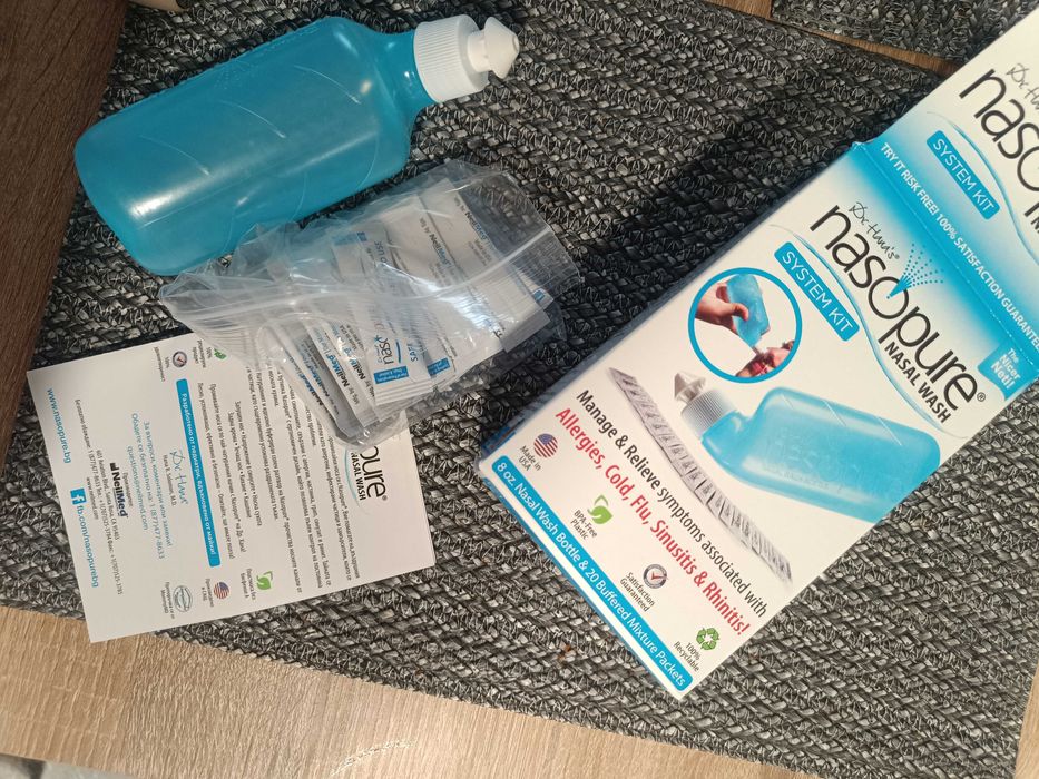 Комплект за носни промивки Nasopure