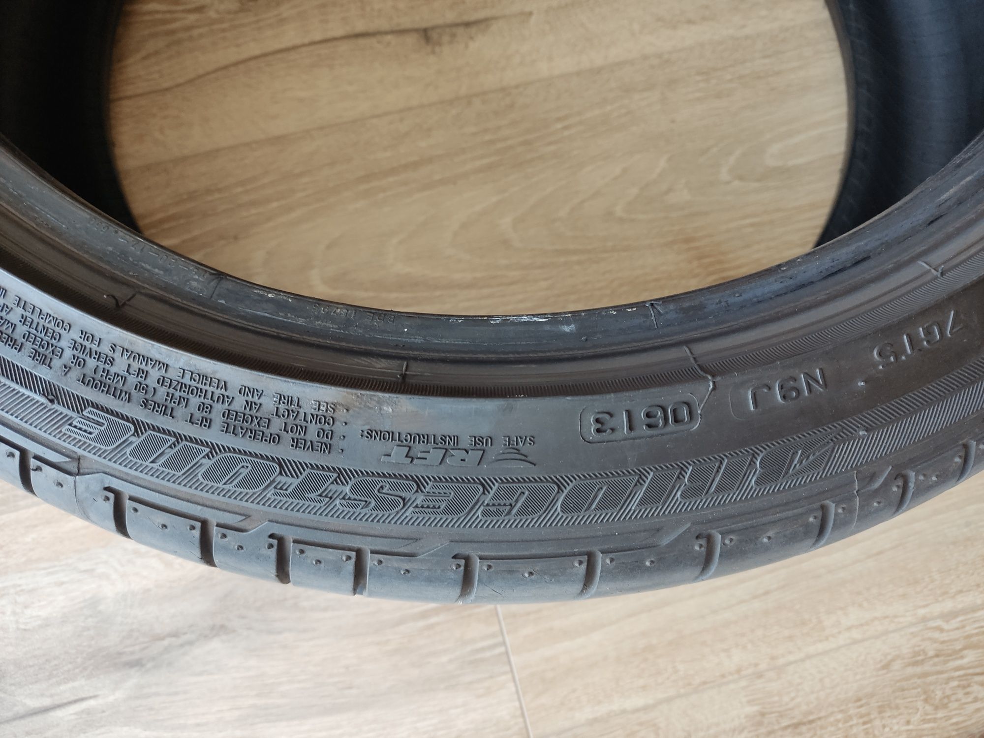 4 бр. Летни гуми Bridgestone Potenza 255/35/18 и 225/40/18