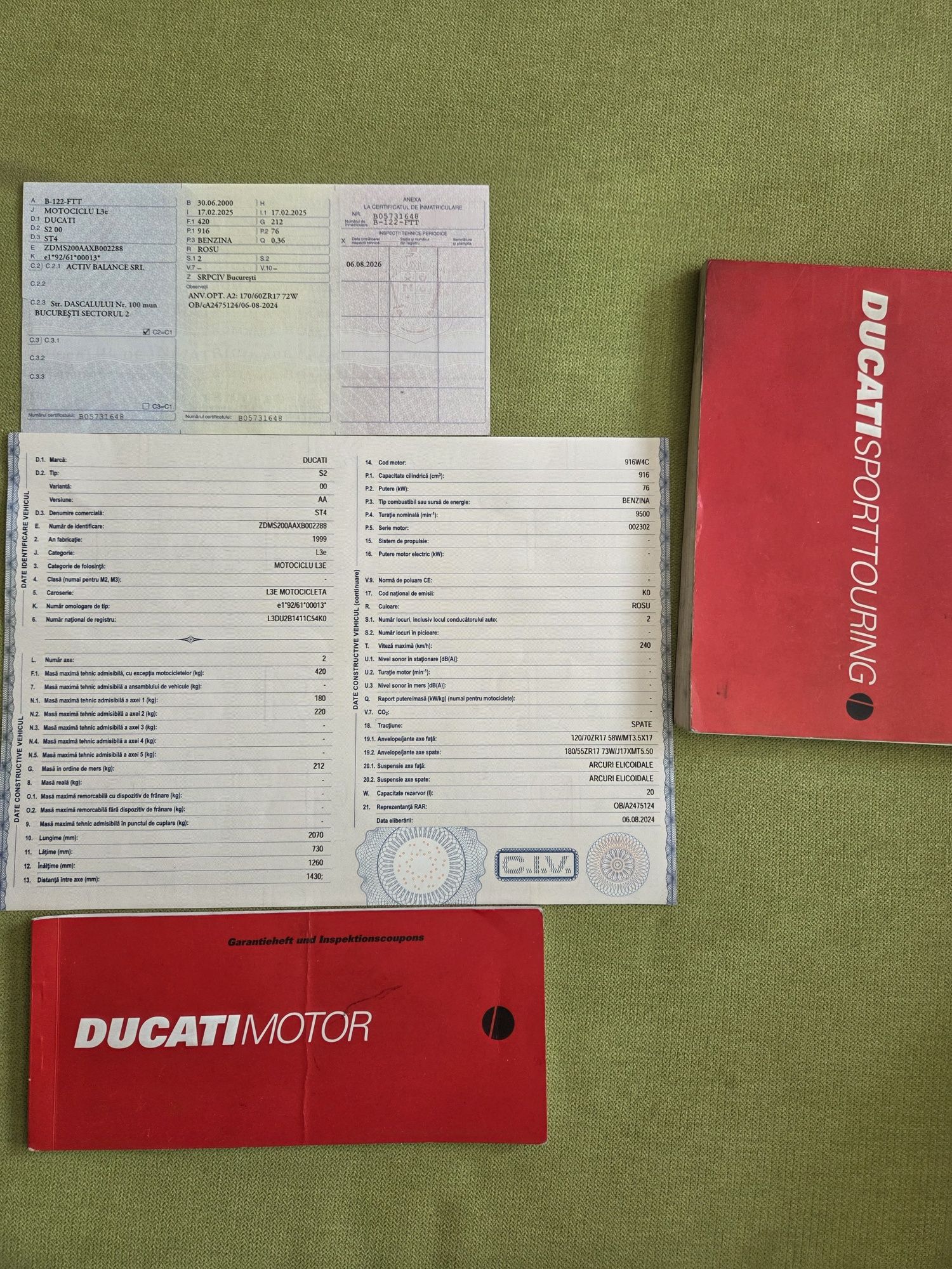 moto Ducati ST4 in stare fb