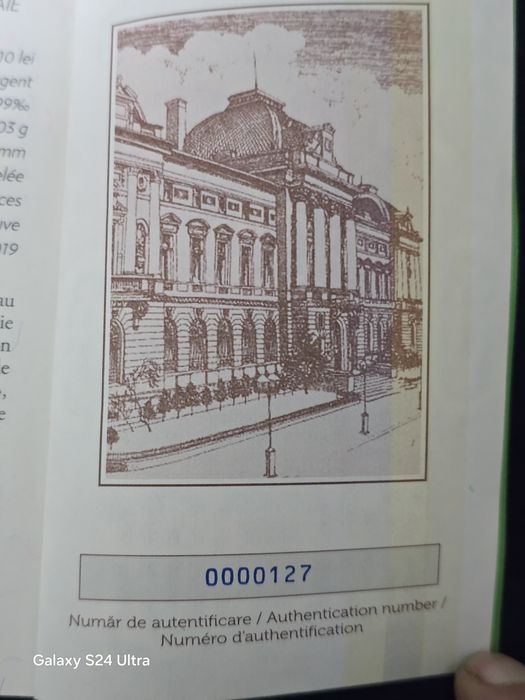 Zece lei argint 2019