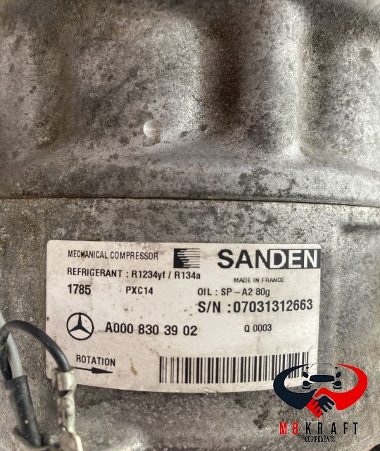 Compresor AC A0008303902 A 000 830 39 02 Mercedes-Benz C-Class W205/S
