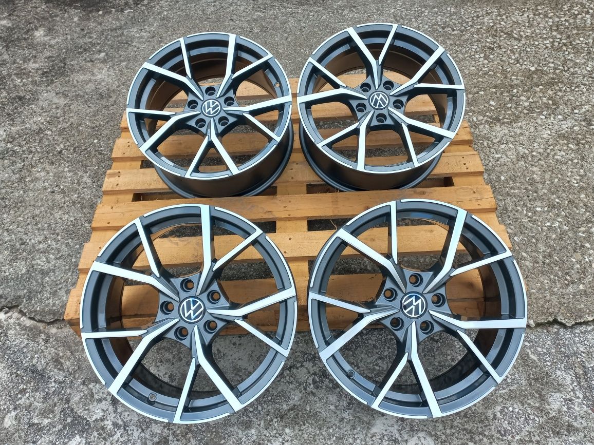 17.Vw Golf Gti R Passat Jetta 7.5j et40 Estroil Black Polis Чисто Нови