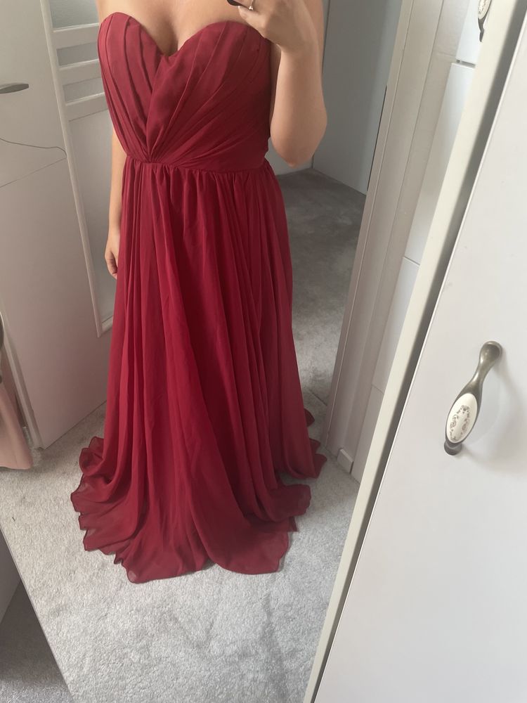 Rochie elegantă/gala/banchet/nunta burgundy