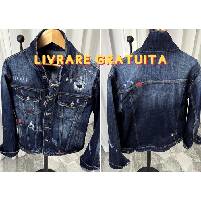 Geaca blugi Dsquared2 Model 2025  TOP PREMIUM