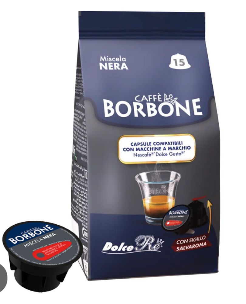 Капсули Dolce Gusto  Долче Густо   90бр.  BORBONE 15бр