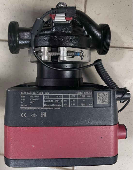 Циркуляционный насос, Grundfos MAGNA3 32-100 F — насос до 17 м³/ч