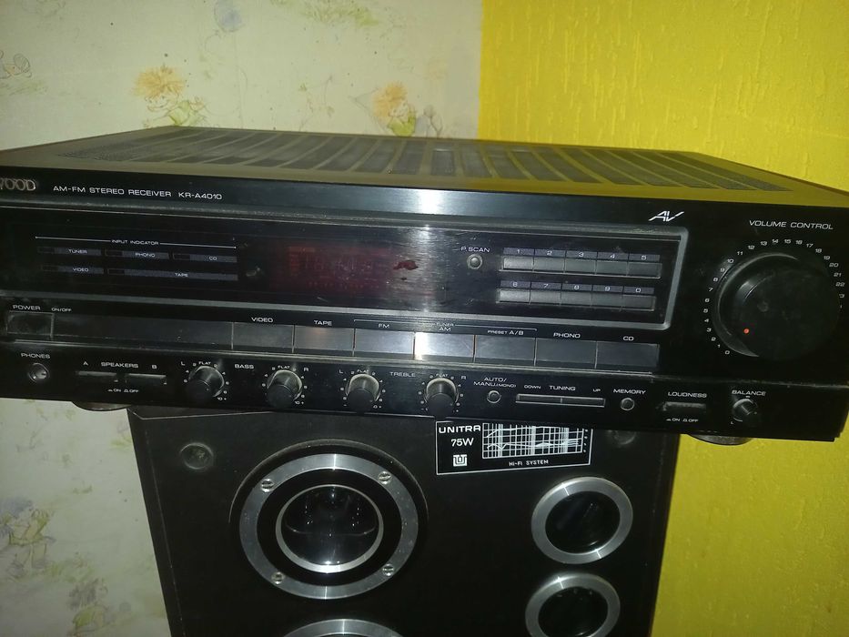 Amplificator AM-FM stereo receiver Kenwood 4x45w