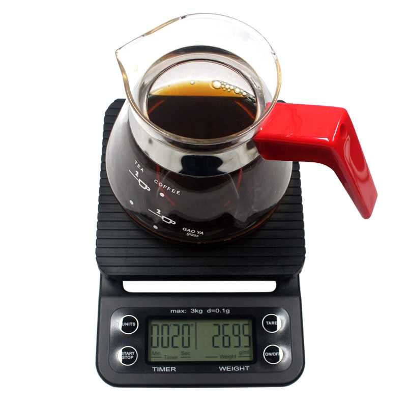 Электронные весы для кофе с таймером 0,1 грамм CoffeScale, Новые
