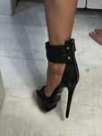 Sandale Roberto Cavalli noi nr 36,5 piele crocodil autentic