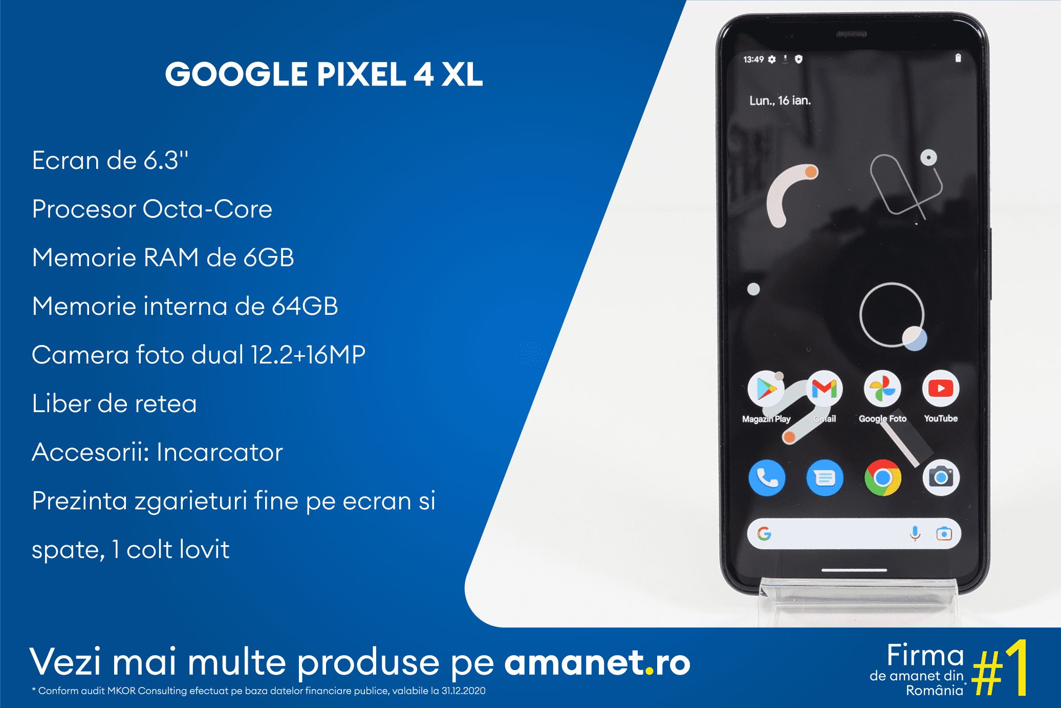 Google PIXEL 4 XL - BSG Amanet & Exchange