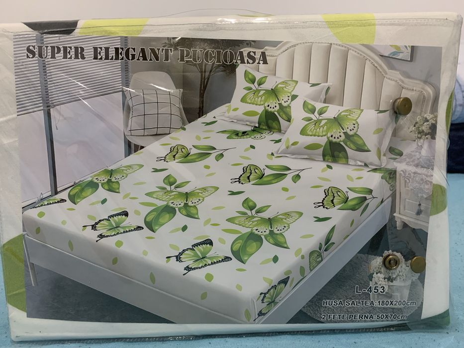 Husă de pat+2 fețe de pernă