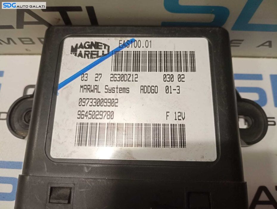 Calculator Modul Pompa Combustibil Peugeot 607 2.2 HDI 2000 - 2010 Cod 9645029780 09733009902 [M4370]