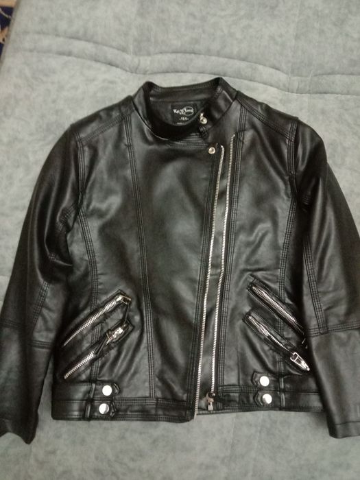 Куртка кожзам для девочек