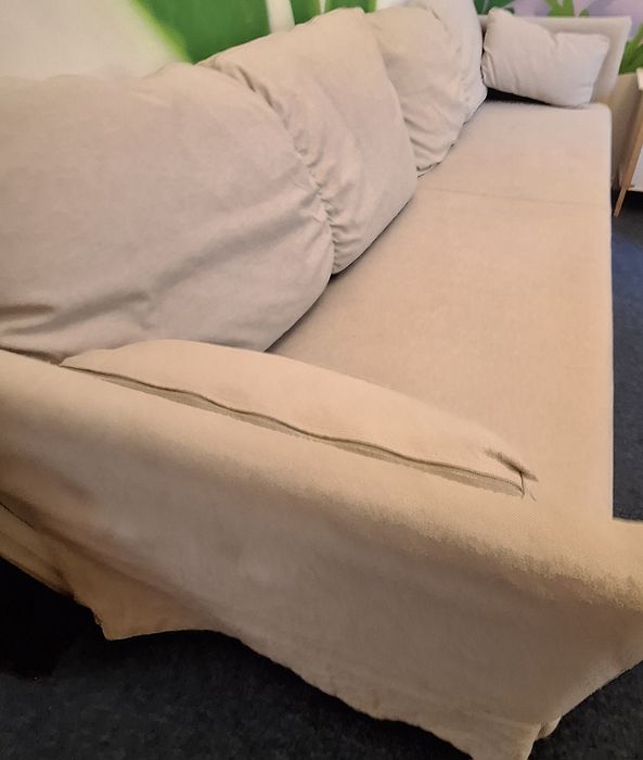 Canapea Ikea, Sandbachen, 3 locuri, 214 lungimea, 80 adancimea, crem