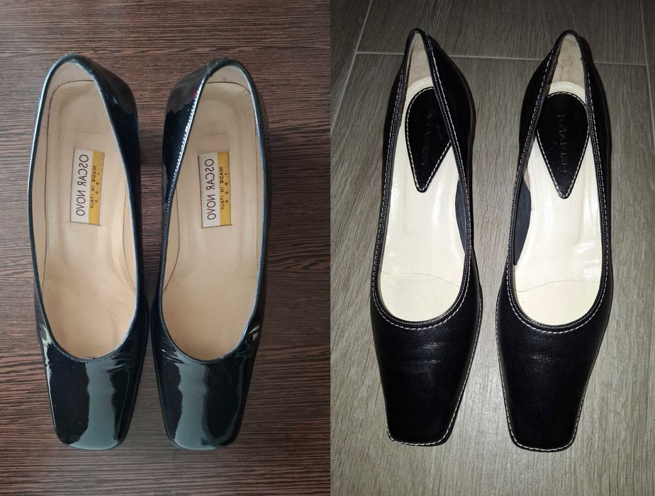 Papuci dama din piele naturala Oscar Novo si Mafer. Made in Italy.