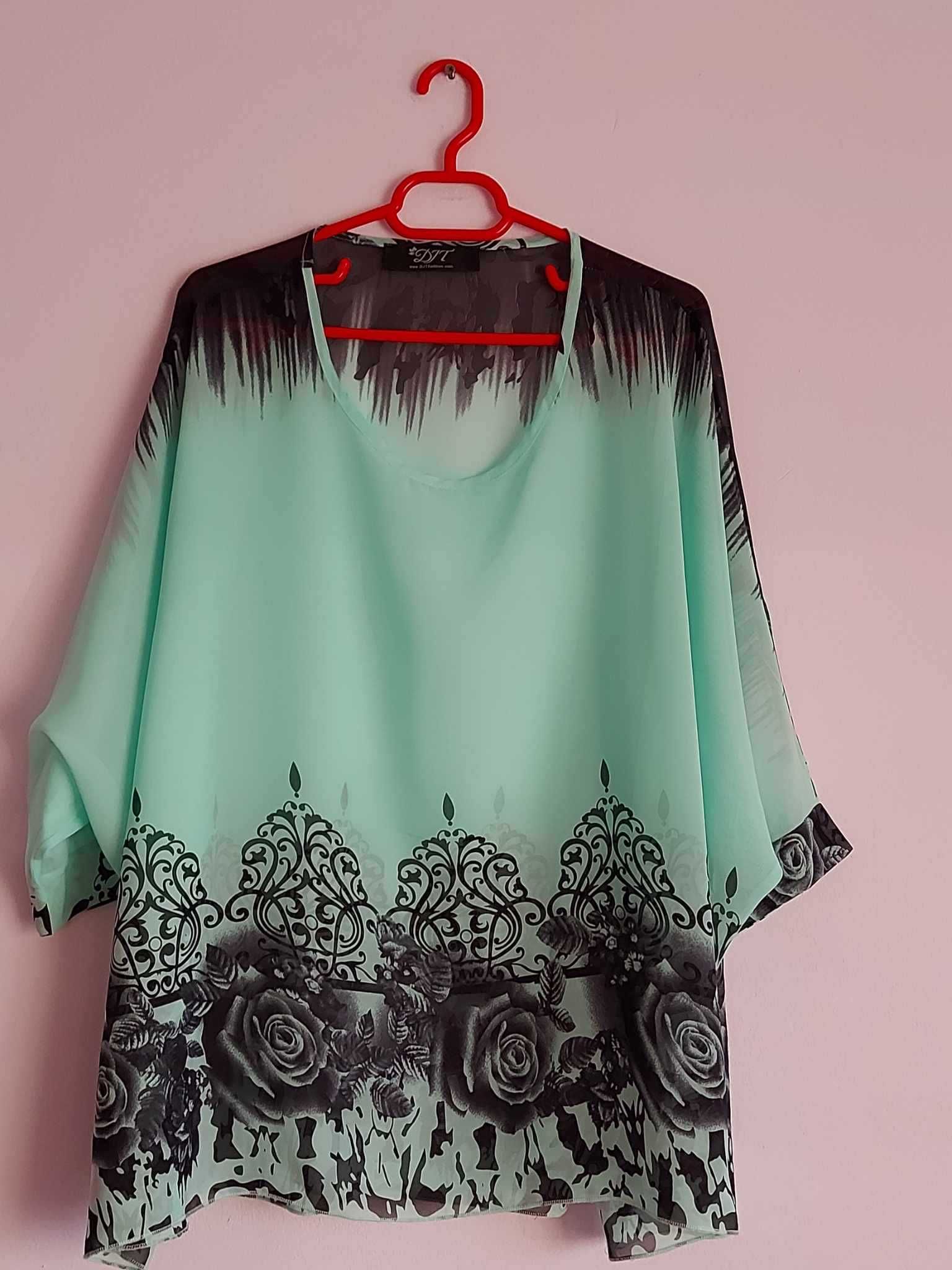 Vand bluza verde menta, marime 52