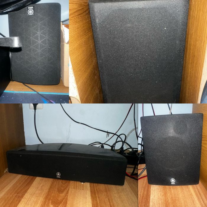 Sistem audio Yamaha RX-V492RDS + boxe originale + subwoofer SW-P30