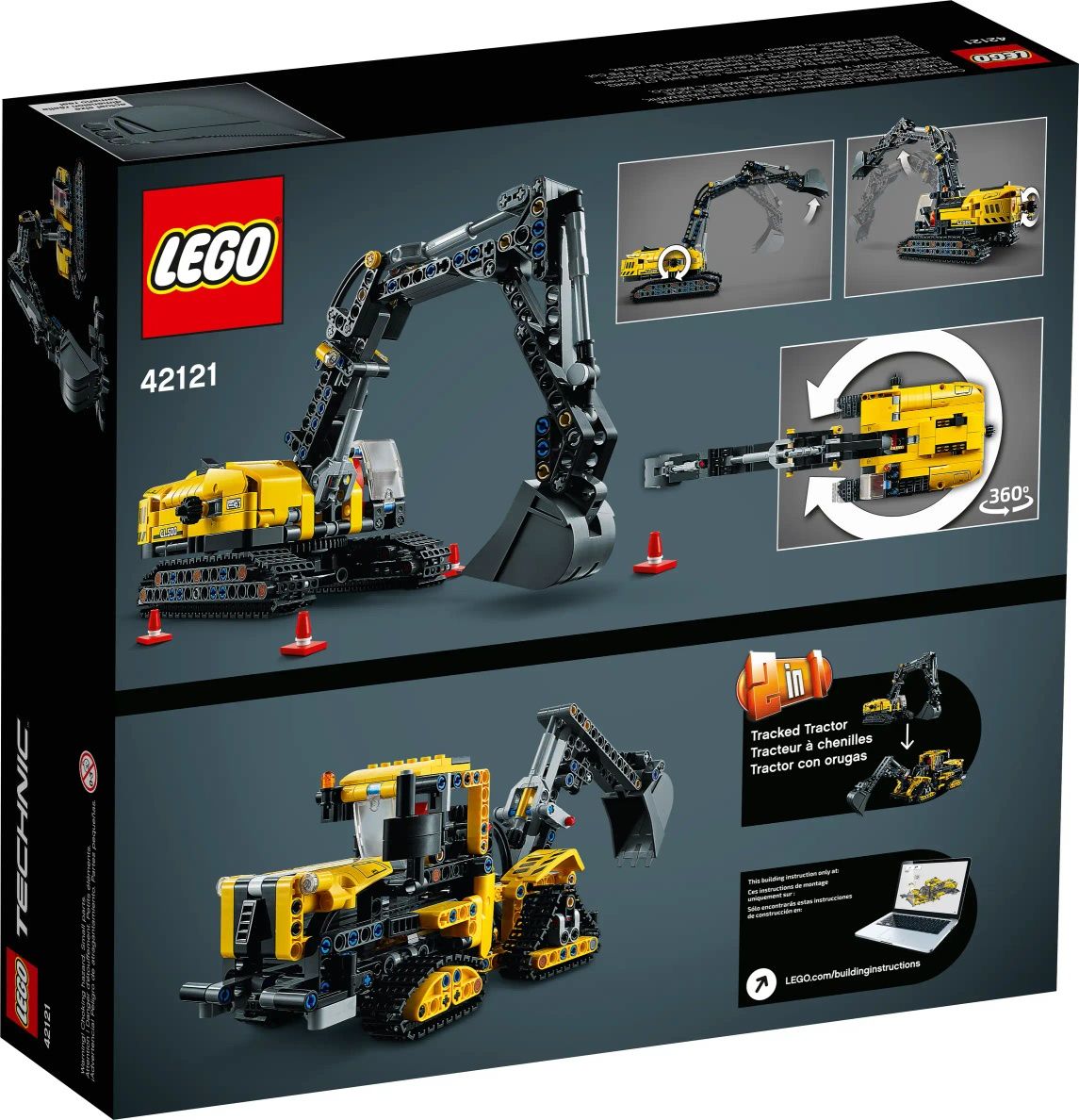 Продавам LEGO Technic Heavy-Duty Excavator 42121