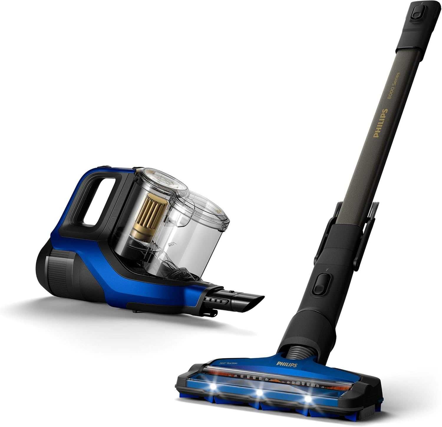 Вертикална прахосмукачка Philips Speed Pro Max (XC8045/01) Синя