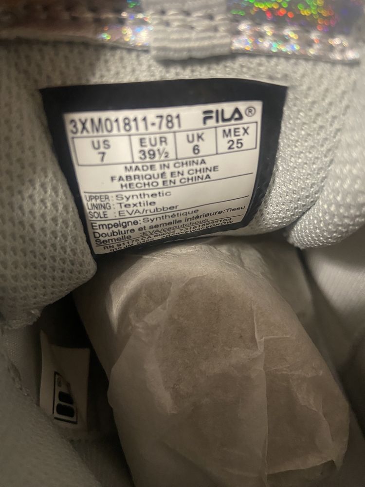 Маратонки Фила/Fila , номер 39,5