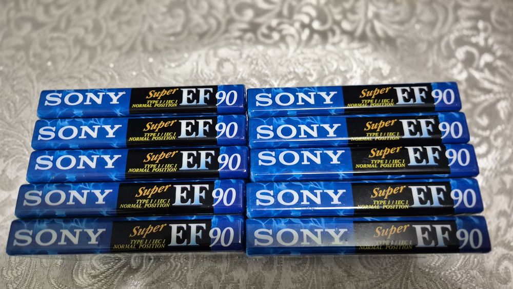 Кассеты SONY EFsuper90 - 10штук