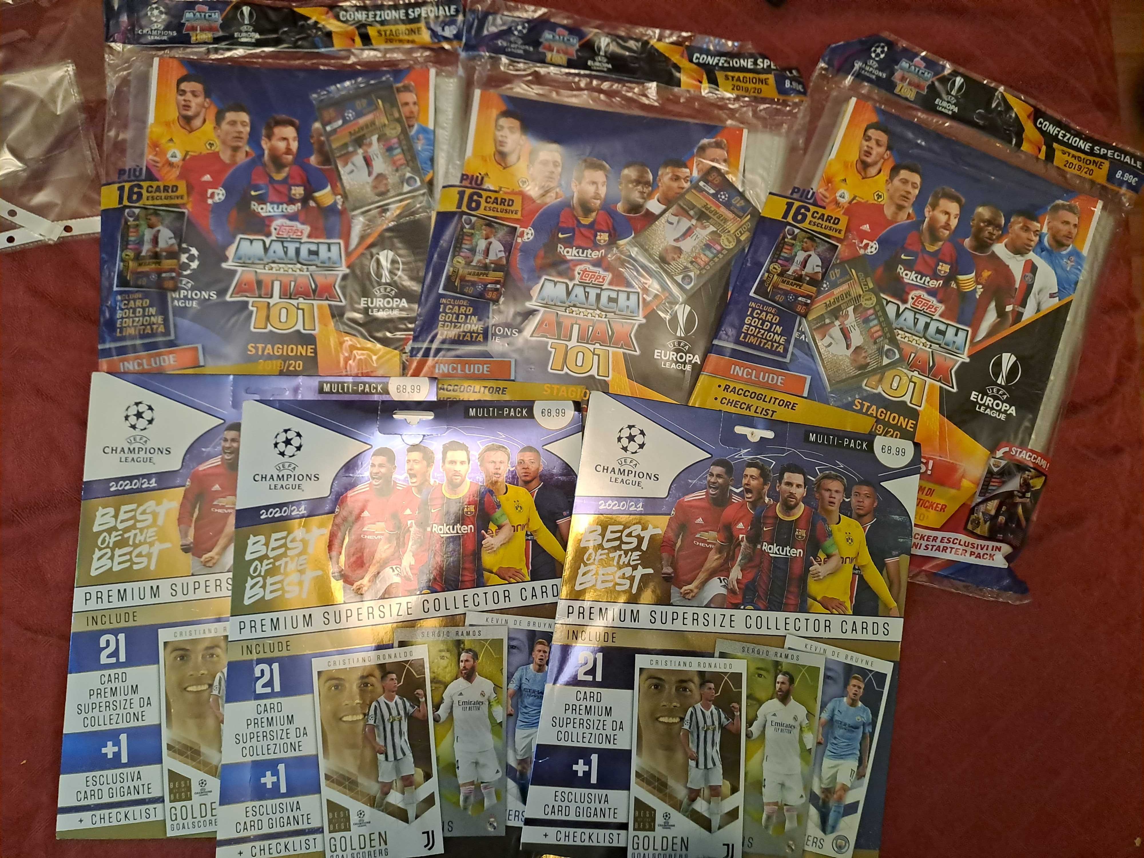 Нови пакети с футболисти Topps/Panini