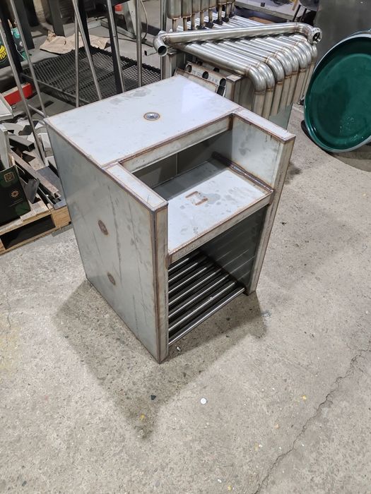 Cazan INOX încălzire centrală sobă, șemineu, serpentină, registru