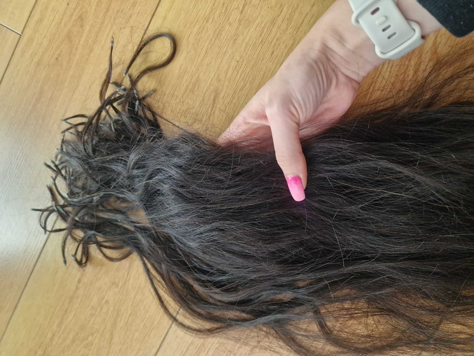 Продавам кератинови кичуви в платинено русо и кафяво