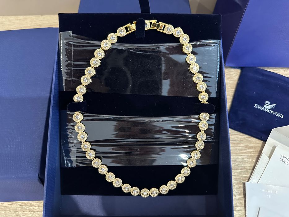 Colier Swarovski angelic auriu