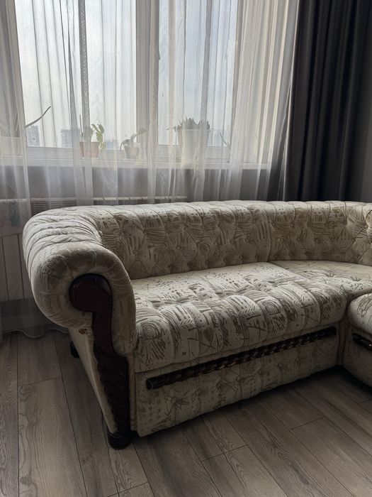 Диван угловой с креслом