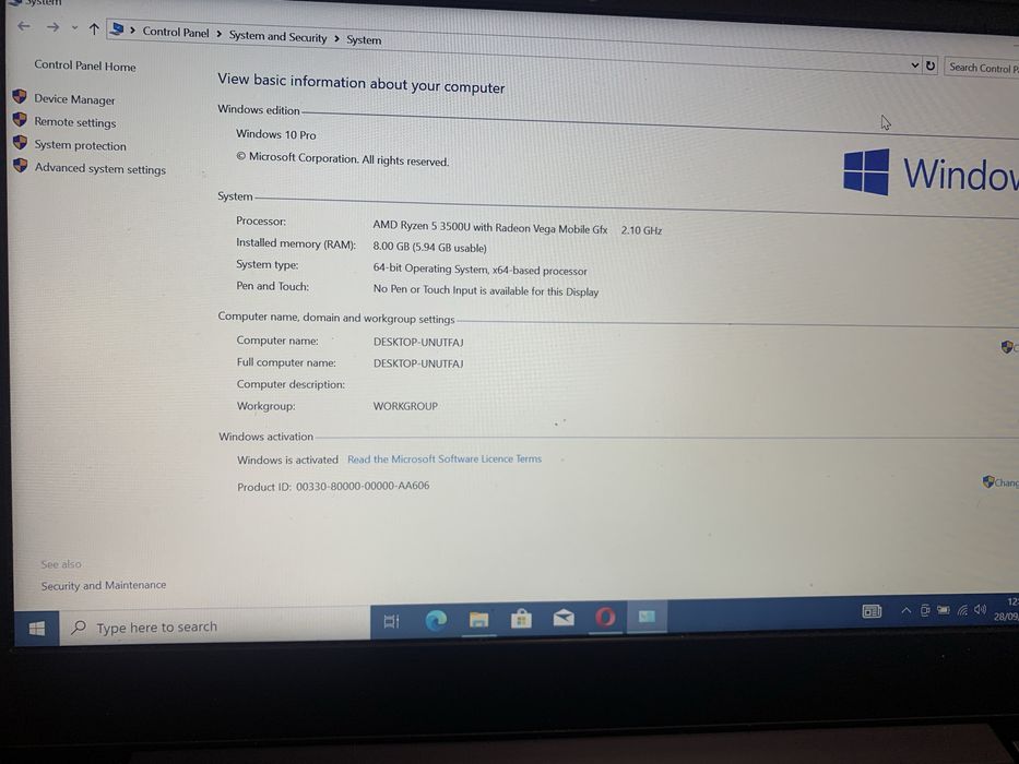 Vand Lenovo Ideapad S340