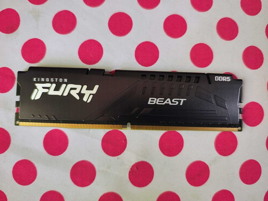 Memorie Ram Fury Beast 16GB DDR5 (1 X 16 GB) 6000 Mhz.