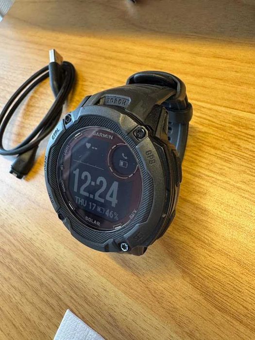 Garmin Instinct 2X Solar impecabil + accesorii