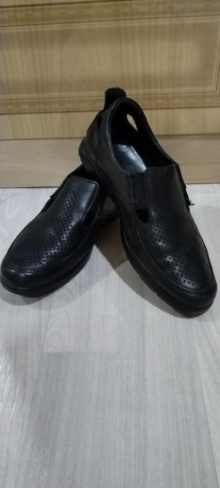 Школьные туфли из натуральной кожи, макасины
