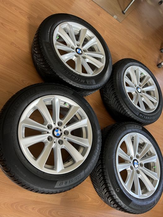 Jante Complete Iarna BMW F10 Seria 5 Michelin CrossClimate 225 55 17