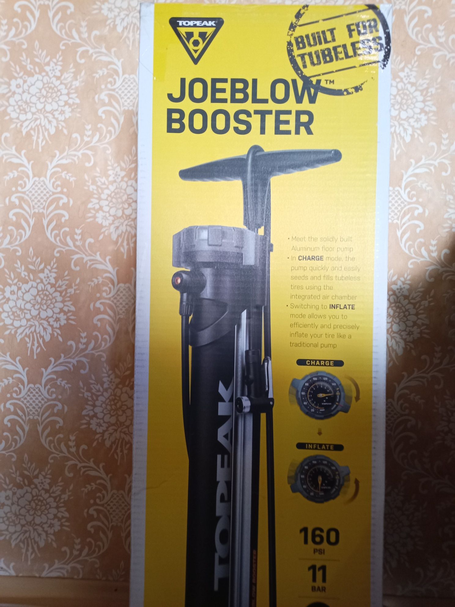 Помпа за велосипед Topeak Joeblow Booster