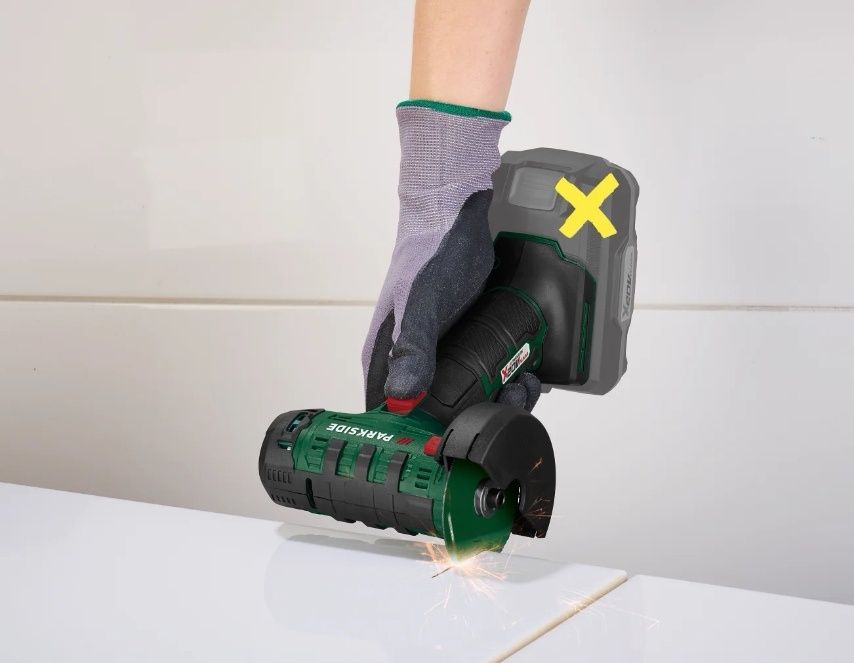 акумулаторен ъглошлайф 20 V Парксайд /Parkside