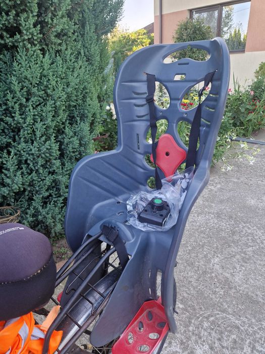 Scaun transport copii pentru bicicleta, montare spate